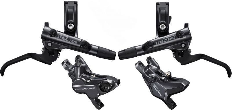 Shimano Deore M6120 Voor + Achter Schijfrem Set