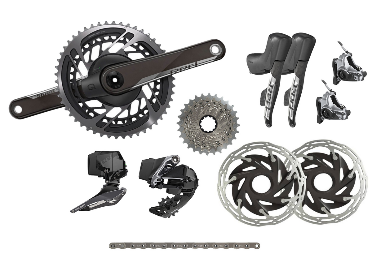 Sram Red eTap AXS Groepset Powermeter 48/35T 10-33T 172.5mm