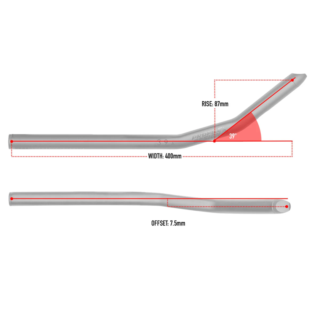 Profile Design 39A Aluminium Extensions 400mm