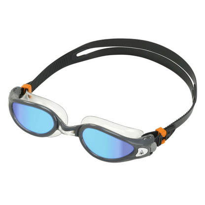 Aqua Sphere Kaiman EXO Blue Titanium Mirrored Lens
