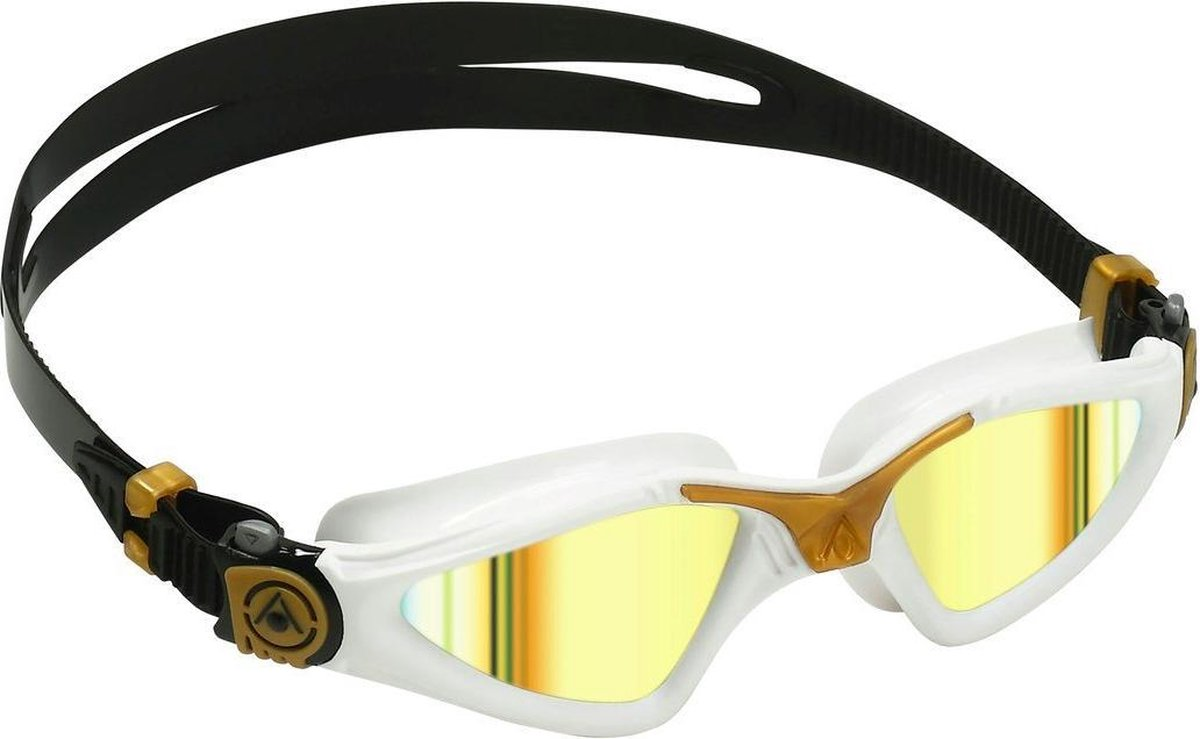 Aqua Sphere Kayenne Gold Titanium Mirrored Lens