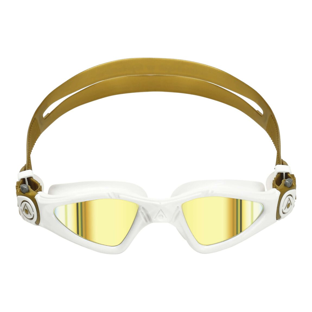 Aqua Sphere Kayenne Small Gold Titanium Mirrored Lens
