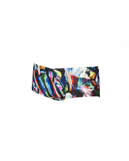 Arena M Colourful Paintings Low Waist Short Zwembroek