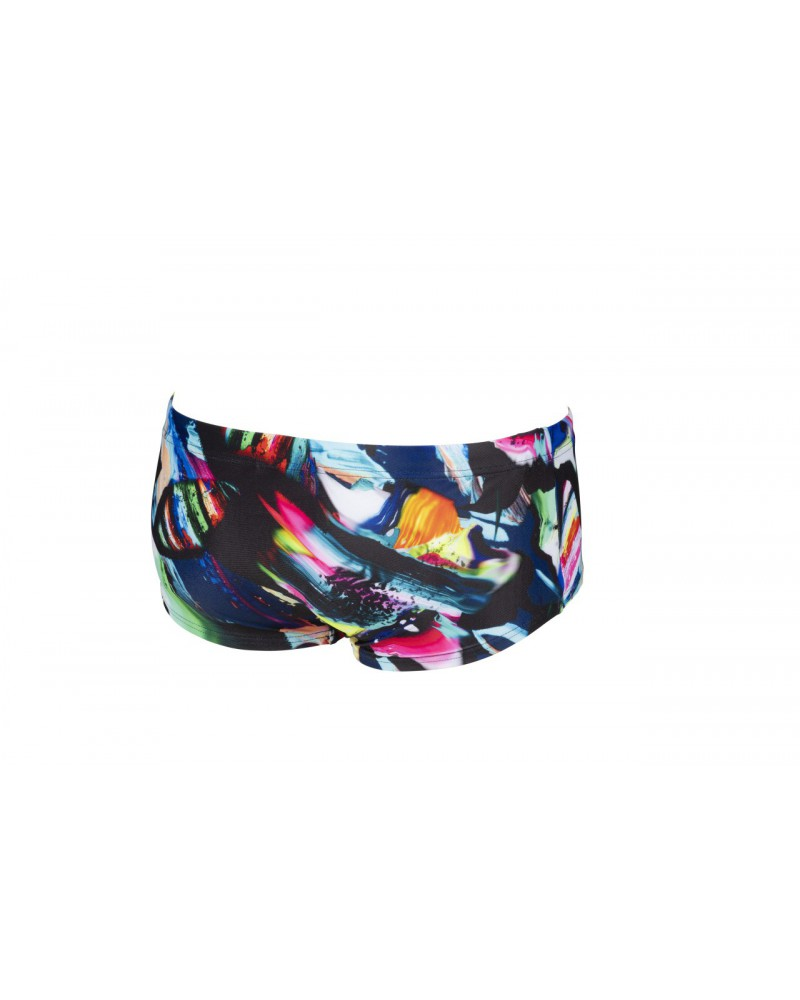Arena M Colourful Paintings Low Waist Short Zwembroek