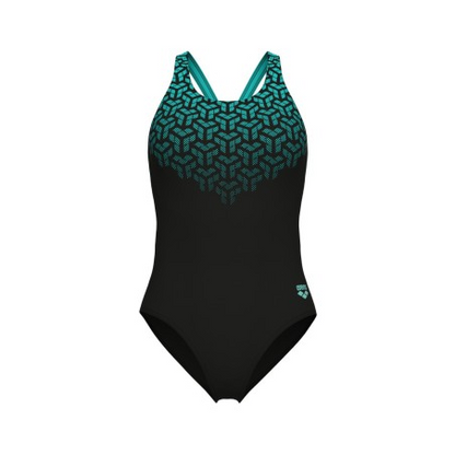 Arena W Kikko V Swimsuit V Back Graphic Badpak