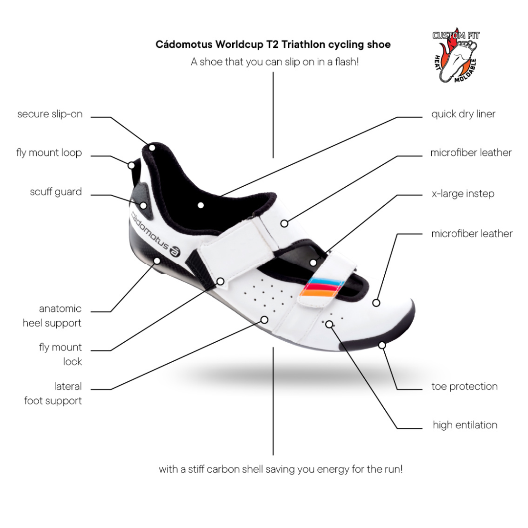 Cádomotus Worldcup T2 Fietsschoenen