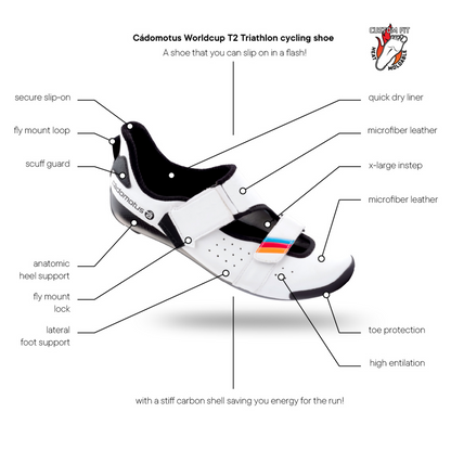 Cádomotus Worldcup T2 Fietsschoenen