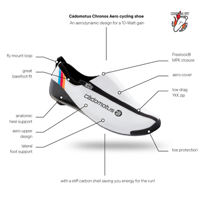 Cádomotus Chronos Aero Triathlon Fietsschoenen