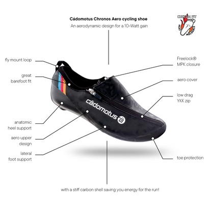 Cádomotus Chronos Aero Triathlon Fietsschoenen