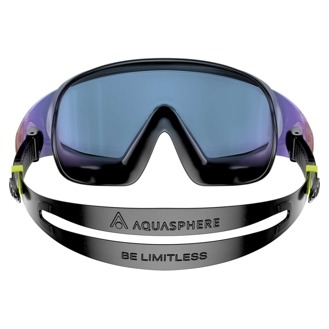 Aqua Sphere Defy Ultra Yellow Titanium Mirrored Lens