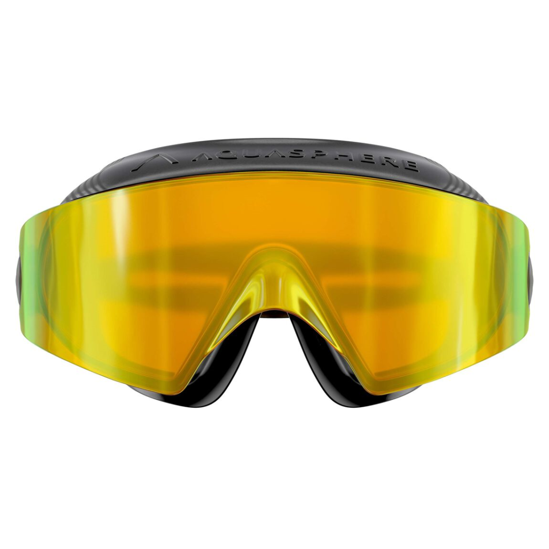 Aqua Sphere Defy Ultra Yellow Titanium Mirrored Lens