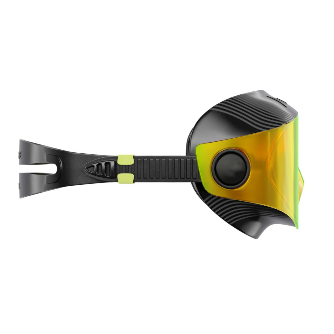 Aqua Sphere Defy Ultra Yellow Titanium Mirrored Lens