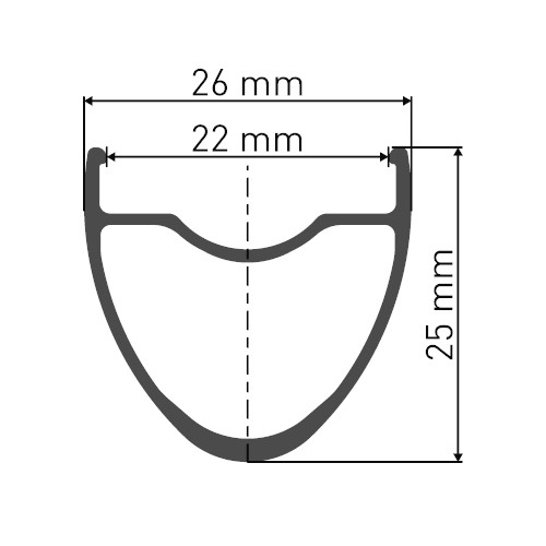DT Swiss ER1400 DICUT 25 DB Wielset