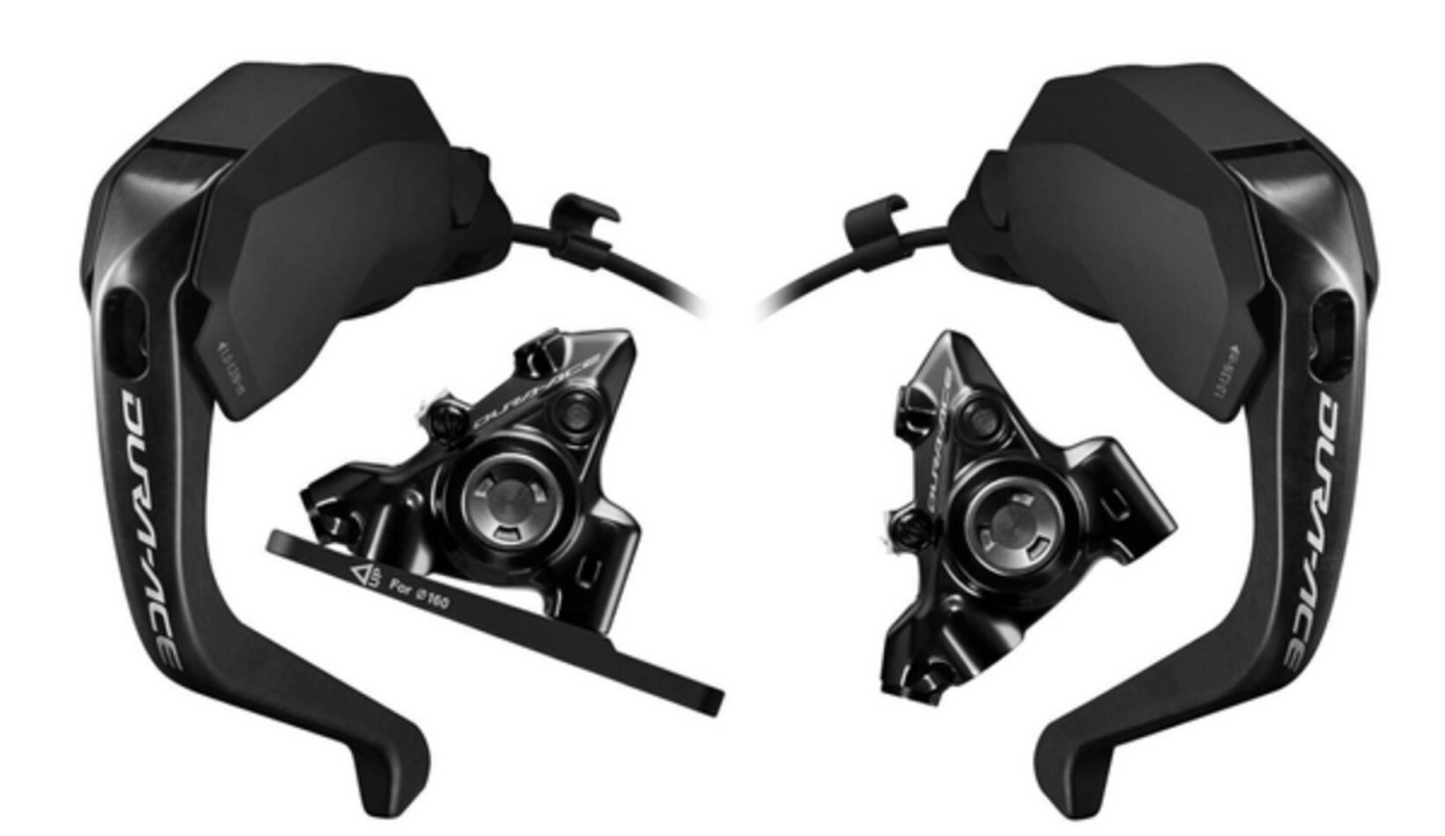Shimano Dura-Ace Di2 ST-R9180 + BR-R9270 Disc Brake Set Front+Rear