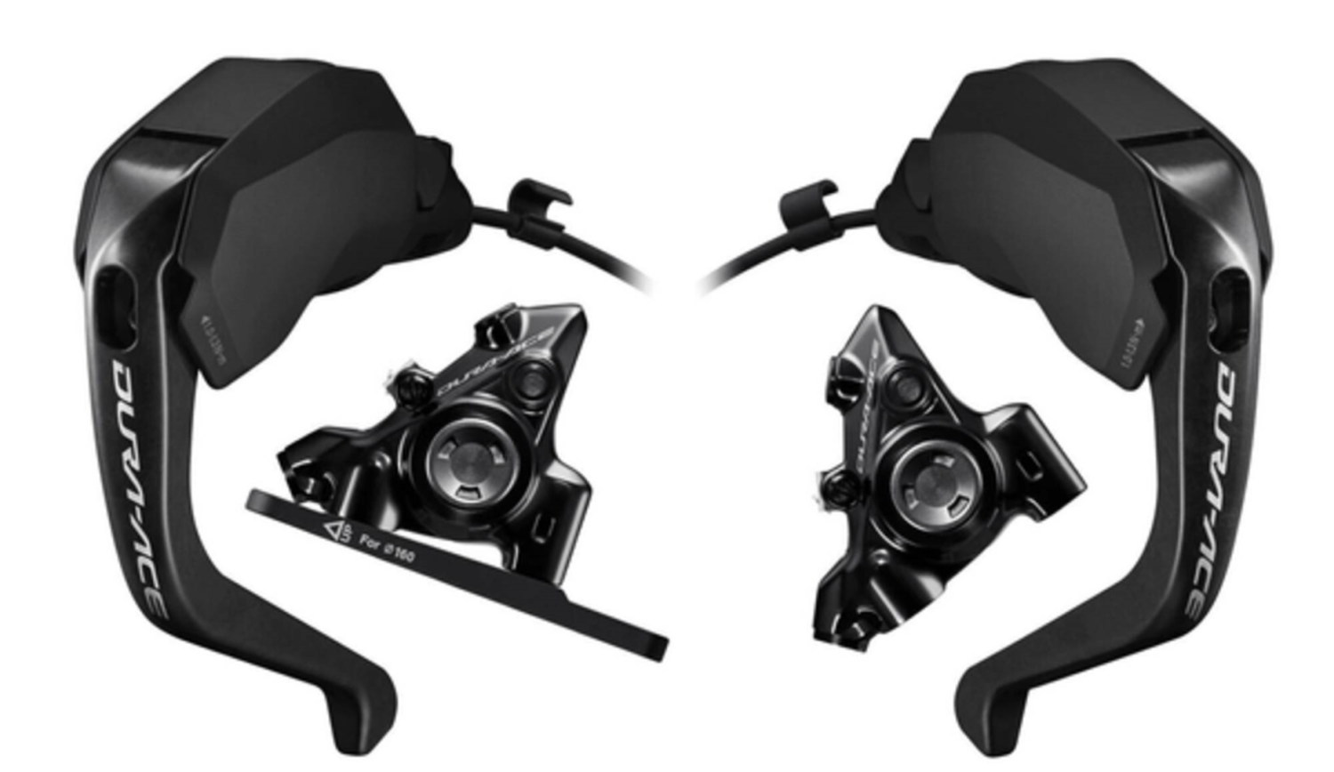 Shimano Dura-Ace Di2 ST-R9180 + BR-R9270 Disc Brake Set Front+Rear