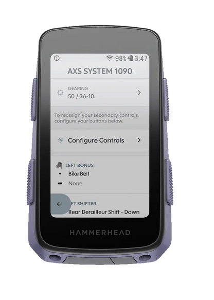 Hammerhead Karoo Force AXS Fietscomputer