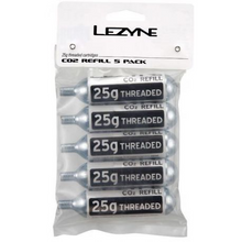 Lezyne 25G CO2 - Refill Pack (5 stuks) CO2 Patronen