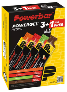 Powerbar Hydro Powergel Multiflavour 3+1