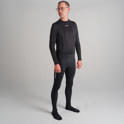 GripGrab Ride Thermal lange fietsbroek met bretels Heren