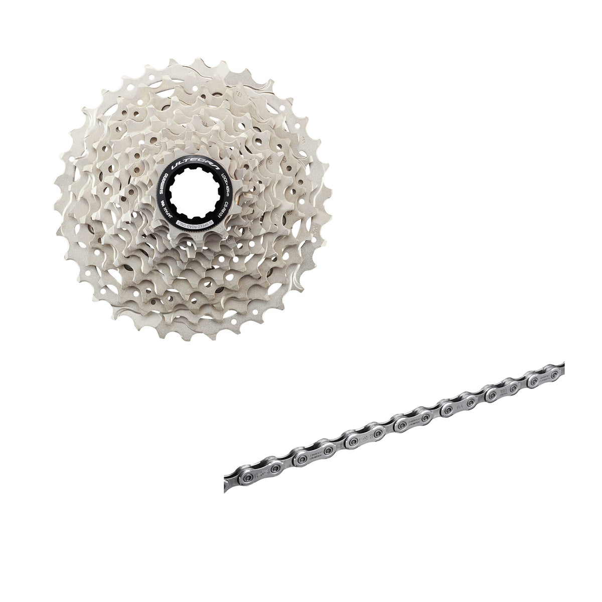 Shimano Ultegra CS-R8101 Cassette + CN-M8100 Ketting Quick Link Bundel