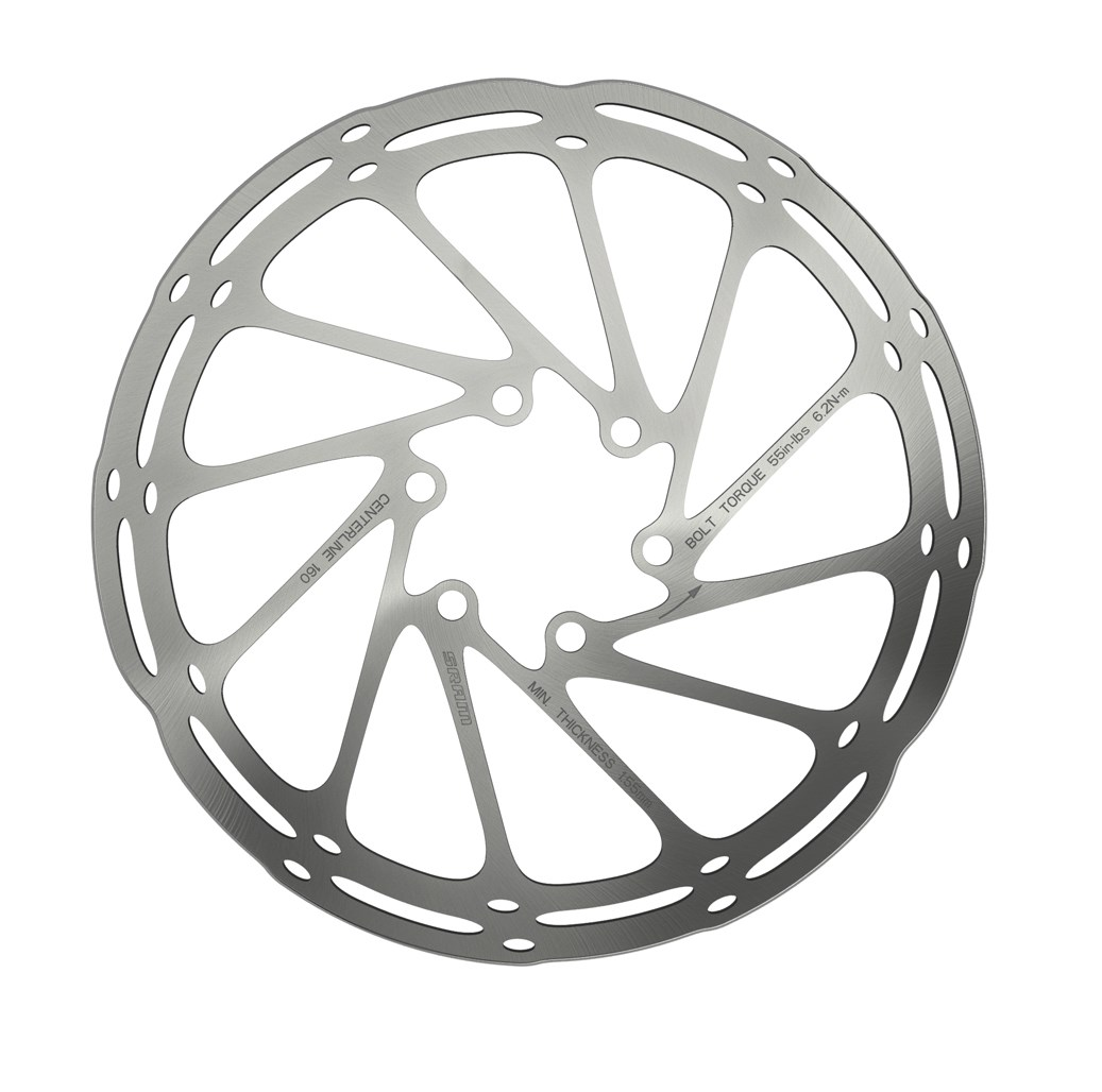 SRAM Centerline 180 Centerlock Afgerond Remschijf