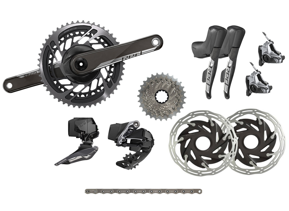 Sram Red eTap AXS Groepset 48/35T 10-33T 172.5mm
