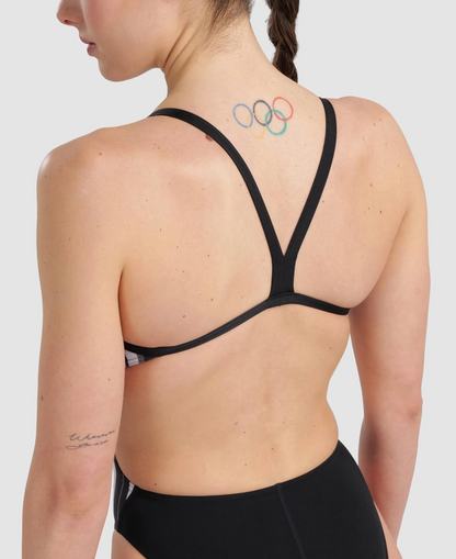 Arena Swimsuit Challenge Back Marbled Badpak