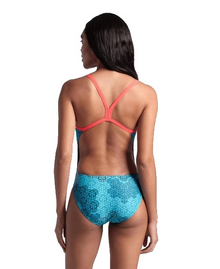 Arena W Camo Kikko Swimsuit Challenge Back Badpak