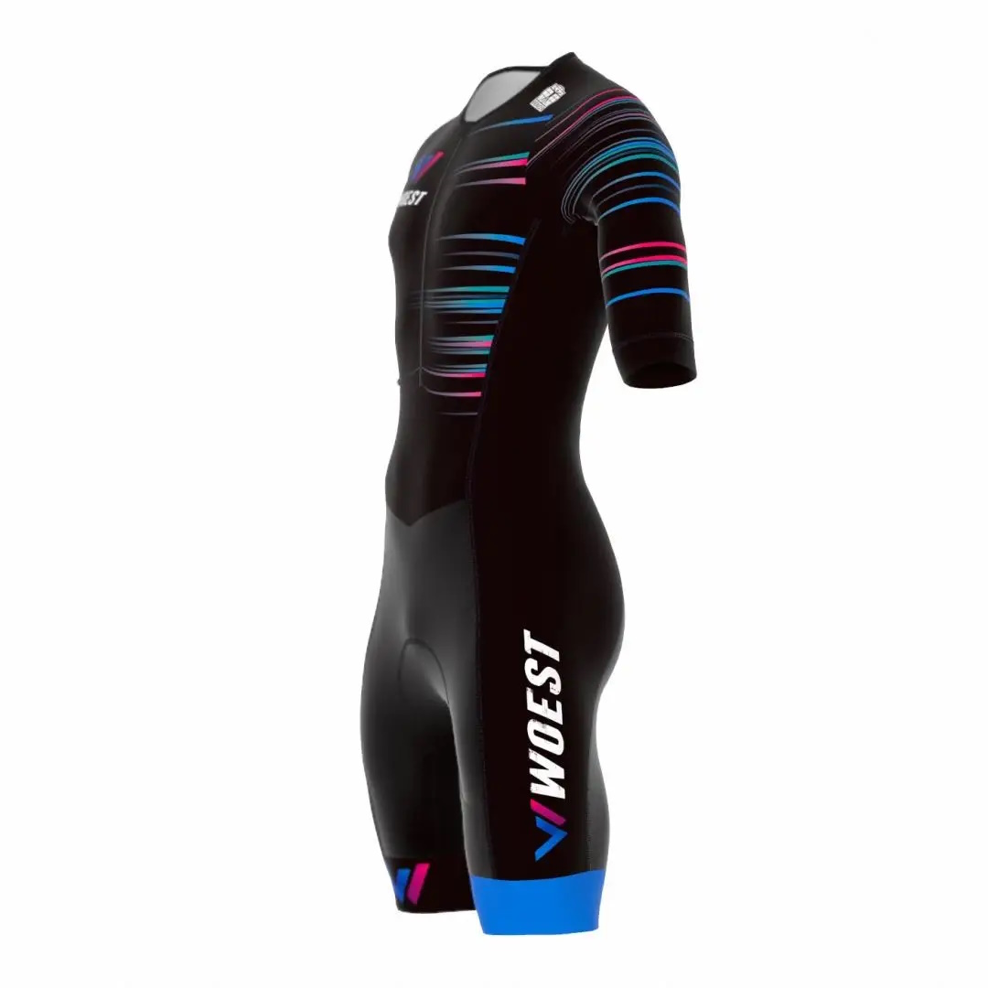 Bioracer Woest Trisuit Korte Mouw Heren