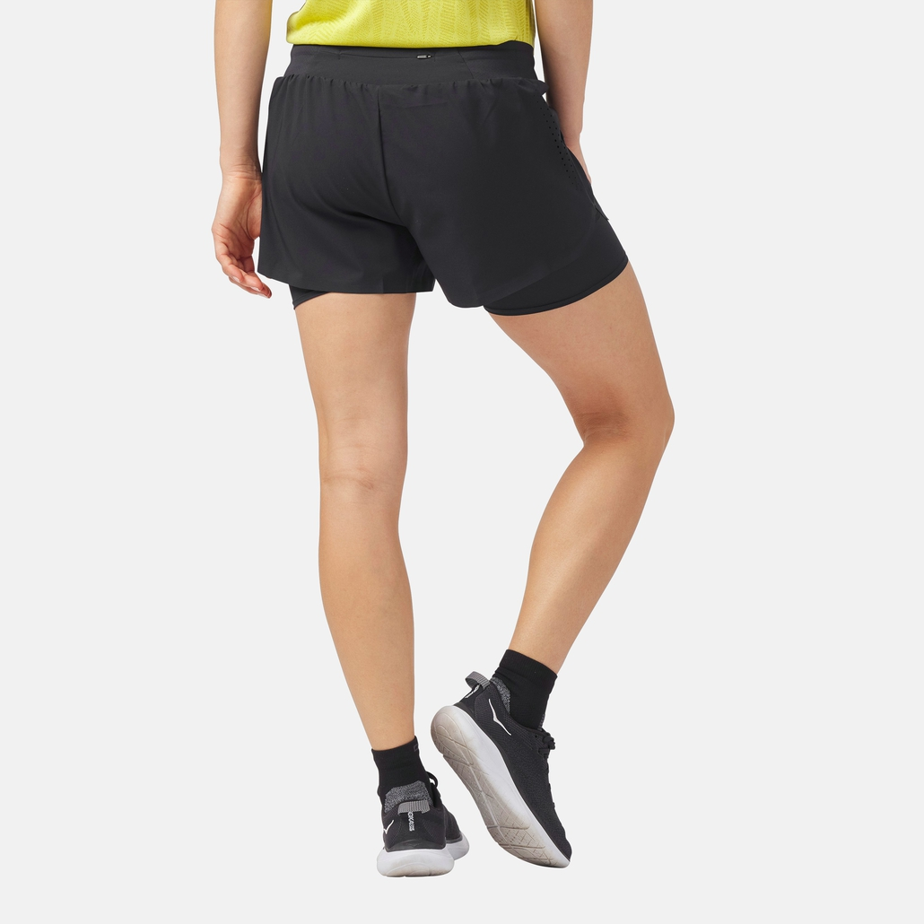 Odlo Zeroweight 3 Inch 2-in-1-short Dames
