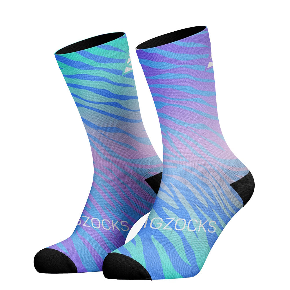 ZigZocks Vibrant Zebra Sokken